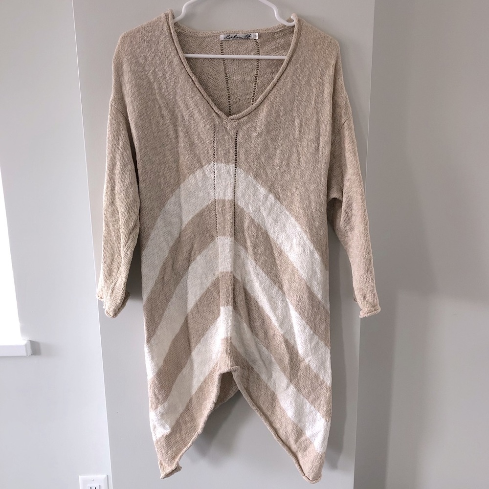 Lulu-B Sweater 3/4 Sleeve 100% Cotton
